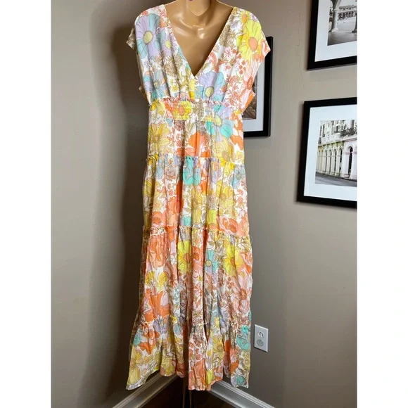 Anthropologie Ethereal Floral Maxi Dress - Picture 5 of 6